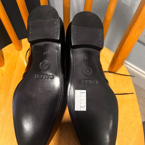 Calce Men’s Patent Dress Shoes - Picture 3 of 3